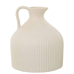 Vase Alexandra House Living Crème Céramique 21 x 25 x 21 cm