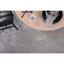 Venture Home Tapis en coton et polyester effet viscose argent Undra 350 x 250 cm.