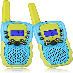 paquets conviennent aux talkies-walkies pour enfants de 3 à 12 ans 22 canaux 2 jouets radio avec lampe de poche LCD rétro-éclairée , Camping, Randonnée