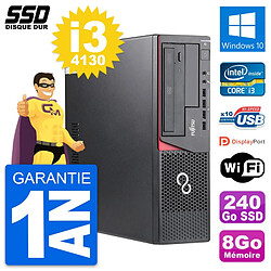 PC Fujitsu Esprimo E720 E85+ DT Intel i3-4130 RAM 8Go SSD 240Go Windows 10 Wifi · Occasion 