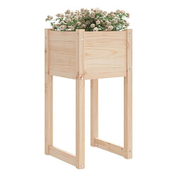 Avis Maison Chic Jardinière,Bac à fleurs - pot de fleur 40x40x81 cm Bois massif de pin -GKD32097