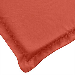 Acheter vidaXL Coussin de banc de jardin rouge mélangé 180x50x7 cm tissu