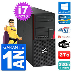 PC Tour Fujitsu Esprimo P720 Intel i7-4770 RAM 32Go Disque 2To Windows 10 Wifi · Occasion 