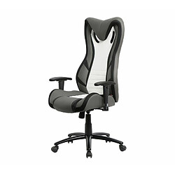 Fauteuil gamer BXGAMING Cobra blanc et gris