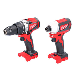 Milwaukee M18 BLPP2A2-502X Kit 18V Perceuse à percussion sans fil M18 BLPD2 + Visseuse à chocs sans fil M18 BLID2 (4933464522)