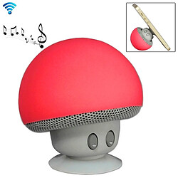 Wewoo Enceinte Bluetooth d'intérieur rouge En forme de champignon haut-parleur, avec support d'aspiration