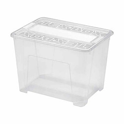 Paris Prix Boîte de Rangement Texbox 21L Transparent