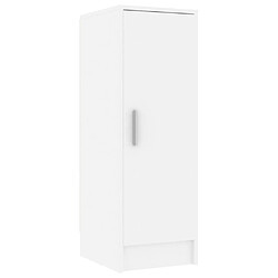 Acheter vidaXL Armoire à chaussures Blanc 32x35x92 cm Aggloméré