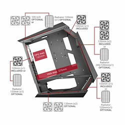 Acheter Boîtier ATX semi-tour Mars Gaming MC51W Blanc