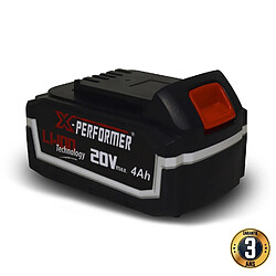 Xperformer Batterie CONCEPT 20V Lithium 4 Ah compatible pour la gamme d'outils X-PERFORMER