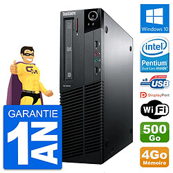 PC Lenovo ThinkCentre M81 SFF Intel G630 RAM 4Go Disque 500Go Windows 10 Wifi · Occasion 