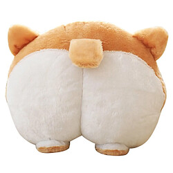 Universal Nouveauté Corgi cul peluche mollet oreiller fesses fesses chaud dessin animé animal coussin canapé peluche chien jouet pour enfants | Oreiller de luxe (25 * 25cm) 