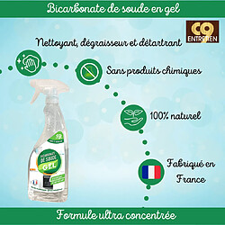 Venteo - Bicarbonate de soude en gel - Idéal pour tout nettoyer du sol au plafond - Contenance 750ml