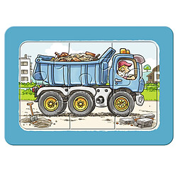 Acheter Ravensburger Puzzles 3 x 6 pièces : Véhicules : Tracteur, Pelleteuse et Camion