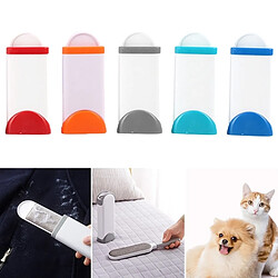 Wewoo Petite mini brosse multifonctionnelle électrostatique fourrure nettoyant poils pour animaux de compagnie bleu clair