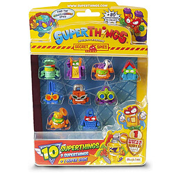 Magic Box Int. Figurines aléatoires 10 Blister SuperThings Secret Spies 1 en or