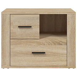 Acheter Maison Chic Table de chevet | Table de nuit Chêne sonoma 60x36x45 cm Bois d'ingénierie -GKD60790