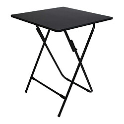 The Home Deco Factory Table pliable en métal 60 cm. Table pliable en métal 60 cm