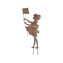 La Grande Prairie Silhouette en fer Petite fille 40 x 92 cm. Silhouette en fer Petite fille 40 x 92 cm