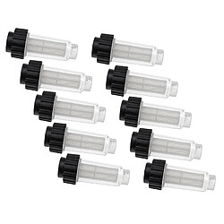 vhbw 10x Cartouche anticalcaire compatible avec Kärcher K 5.600 T 250, K 5.660 T400 *EU, K 5.68 MD nettoyeur vapeur avec raccord d'eau 3/4" 