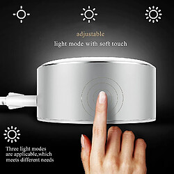 Universal Lampe intelligente LED tête de lit téléphone portable chargeur dimmable tête de lit/lumière de nuit niveau 3(Argent) pas cher