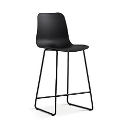 Avis Mes Lot de 2 chaises de bar H65 cm noir - NORYZ