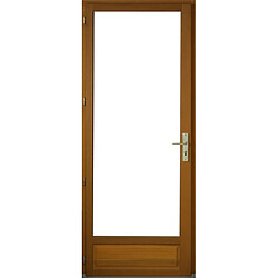 Porte Fenêtre Bois 1 Vantail H215 X L90 Tirant Gauche Côtes Tableau Gd Menuiseries