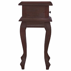 Avis Maison Chic Table de chevet | Table de nuit Marron classique 35x30x60 cm Bois d'acajou -GKD53495