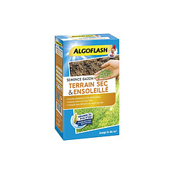 ALGOFLASH Semences gazon terrain sec et ensoleillé - 1 Kg 