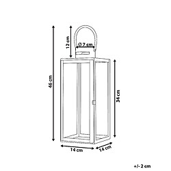 Avis Beliani Lanterne cuivrée 34 cm CYPRUS