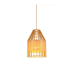 Universal Lustre en bois massif japonais de 30 cm, lampe tatami E25 LED, lampe d'entrée de salle à manger, lustre à une tête en bois nordique 