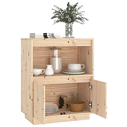 Acheter Maison Chic Buffet,Meuble de Rangement,commode pour salon,Cuisine 60x34x75 cm Bois massif de pin -MN24970