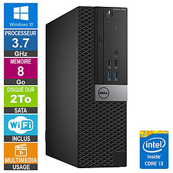 PC Dell Optiplex 5040 SFF i3-6100 3.70GHz 8Go/2To Wifi W10