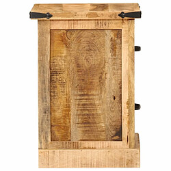 Acheter Maison Chic Table de chevet, Table de Nuit, Meuble de Rangement 40x35x50 cm bois de manguier massif