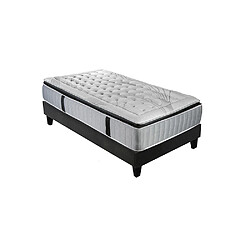 Olympe Literie Ensemble Phigalie Ensemble PHIGALIE 90x190 cm | Matelas Ressorts ensachés + Sommier Bois