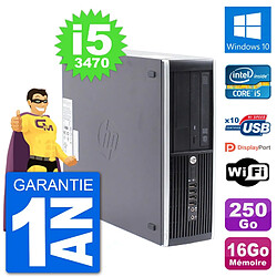 PC HP Compaq Pro 6300 SFF Intel i5-3470 RAM 16Go Disque 250Go Windows 10 Wifi · Occasion 