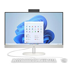 PC de Bureau HP All-in-One 27-cr0044nf - 27 FHD - Ryzen 5 7730U - RAM 16Go - 512Go SSD - Windows 11 - Clavier + Souris 