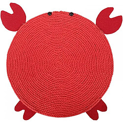 Tapis Griffoir Chats, Tapis a Gratter, 30cm Grattoir Tampon à Gratter en Sisal Naturel Anti-Dérapant pour Animaux de Compagnie, Jouet de Soins pour Griffes de Chat