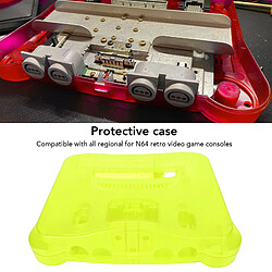 Universal Coque de remplacement pour Console de jeu rétro ABS, coque de remplacement professionnelle robuste pour N64, vert Transparent