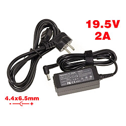 Kalea-Informatique Alimentation pour PC Portable 19.5V 2A embout 4.4x6.5mm - Equivalent Sony VAIO VGP-AC19V39 VGP-AC19V40 VGP-AC19V47