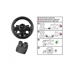 Volant et pédales de jeu Vidéo Race Pro SV450 compatible Xbox Séries X|S PS4 PS4 SLIM PS3 SWITCH PC SUBSONIC