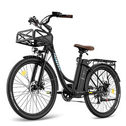 Avis Vélo électrique FAFREES F26 Lasting - Moteur 250W Batterie 36V20.3Ah Assisted Autonomie 160KM Frein à Disque Mécanique - Noir