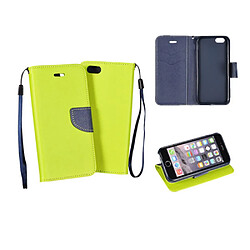 Mobility Gear Etui Latéral BCF Pour Htc Desire 610-Lime Navy 