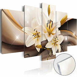 Paris Prix Tableau sur Verre Acrylique Shiny Lily 50 x 100 cm 