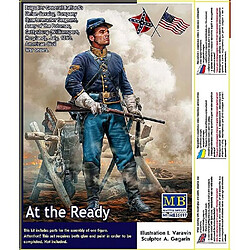 Master Box Figurine Mignature American Civil War Series At The Ready 