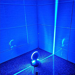 Universal Lumière de rebord de fenêtre LED Lumière de couloir à distance colorée 360 degrés Rayon Porte Cadre Ligne Applique murale pour Hôtel Passerelle Bar Famille (Bleu) 