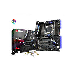 MSI X299 Pro Gaming Carbon carte mère Intel X299 - Socket 2066