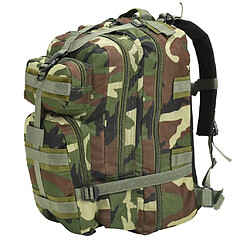 vidaXL Sac à dos en style d'armée 50 L Camouflage 