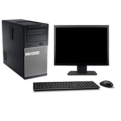 PC Dell 3010 MT Ecran 22" G2020 RAM 16Go Disque Dur 2To HDMI Windows 10 Wifi · Occasion 