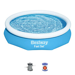 Kit piscine gonflable ronde 3,05 m x 66 cm - 57458 - BESTWAY